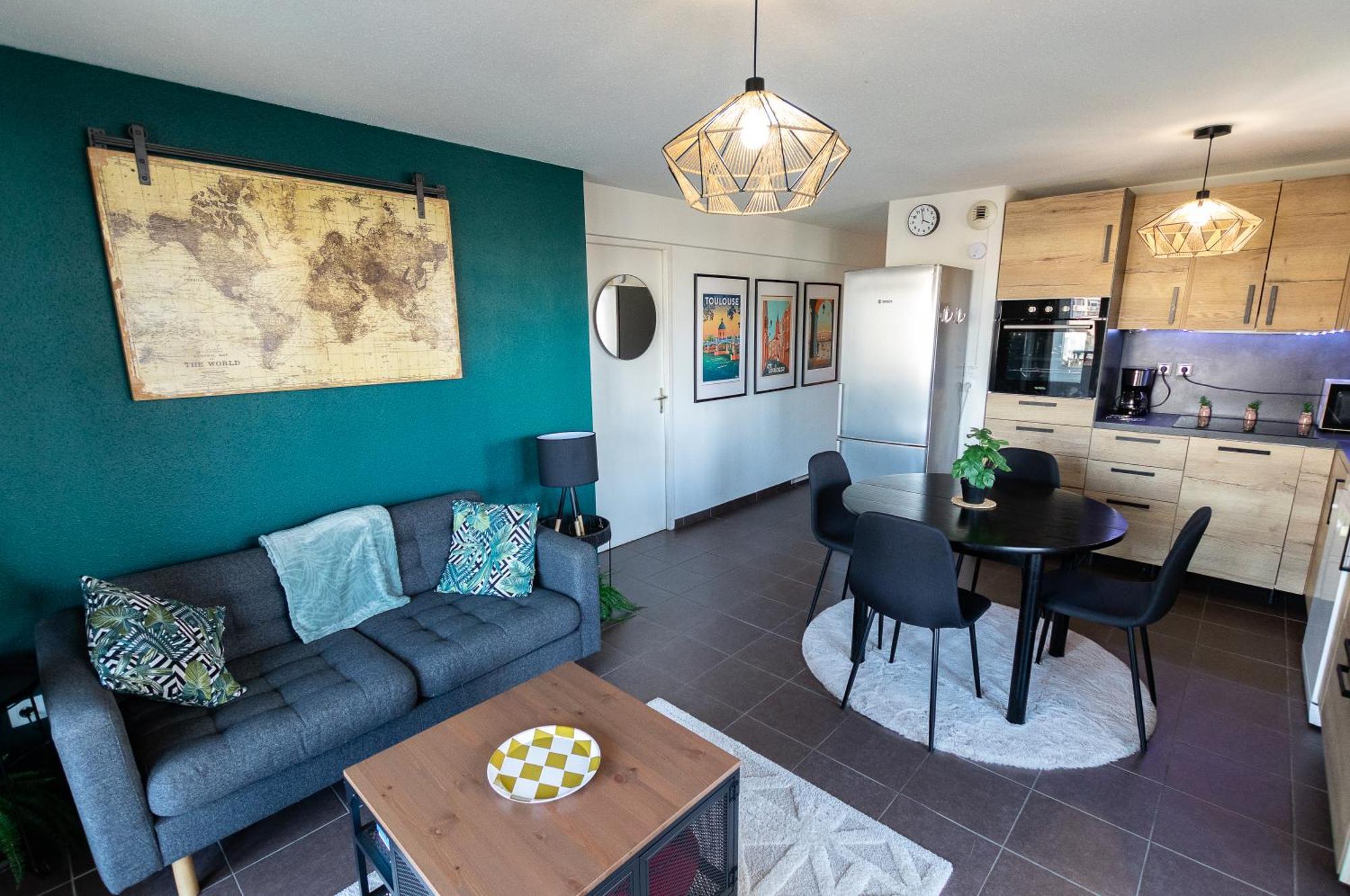 Chouette , Un Logement T3 Cozy Tout Proche Du Metro Et Parking Prive A Disposition Тулуза Экстерьер фото